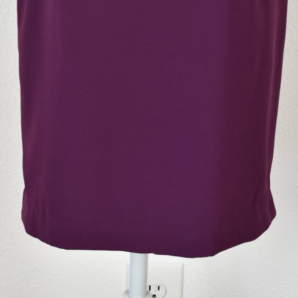 Pendleton Short Sleeve Sheath Dress Purple - 4P - Picture 9 of 10